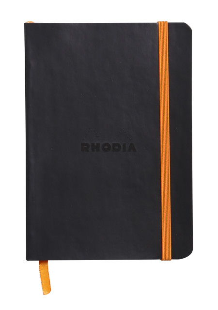 Rhodia Softcover Notebook - Medium - Black - Dotted